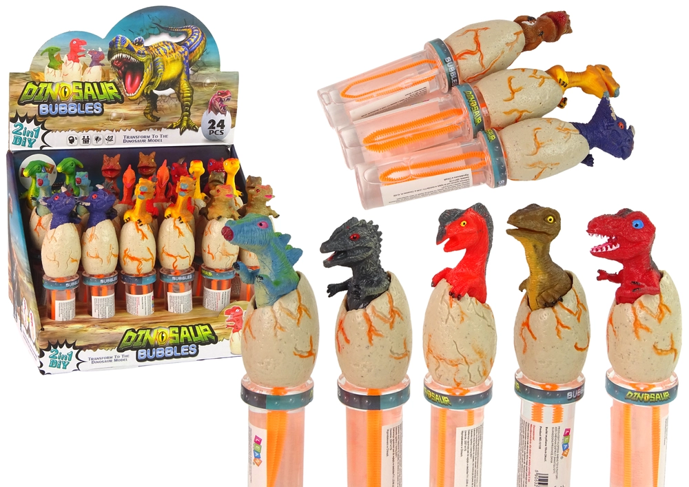 E-shop Mydlové bubliny s dinosaurami 18 cm – rôzne farby