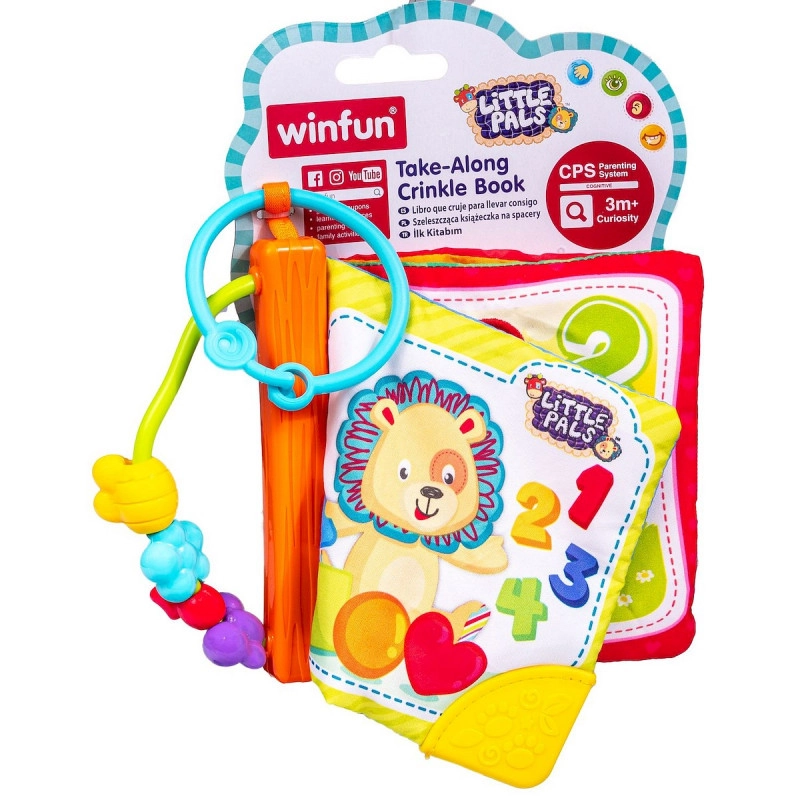 E-shop Winfun knižka s hrkálkami a hryzátkom