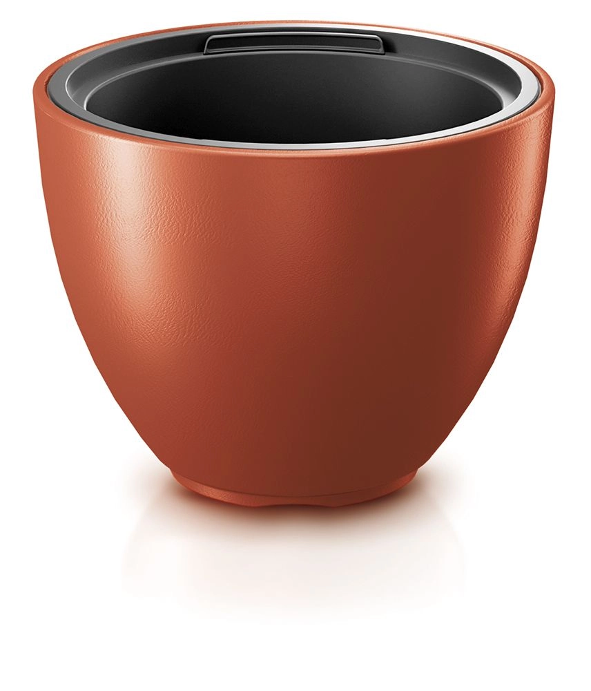 E-shop PROSPERPLAST Kvetináč s vkladem HEOS měď 46,9cm