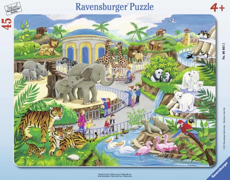 E-shop Ravensburger Deskové Návštěva v ZOO 45 dielov