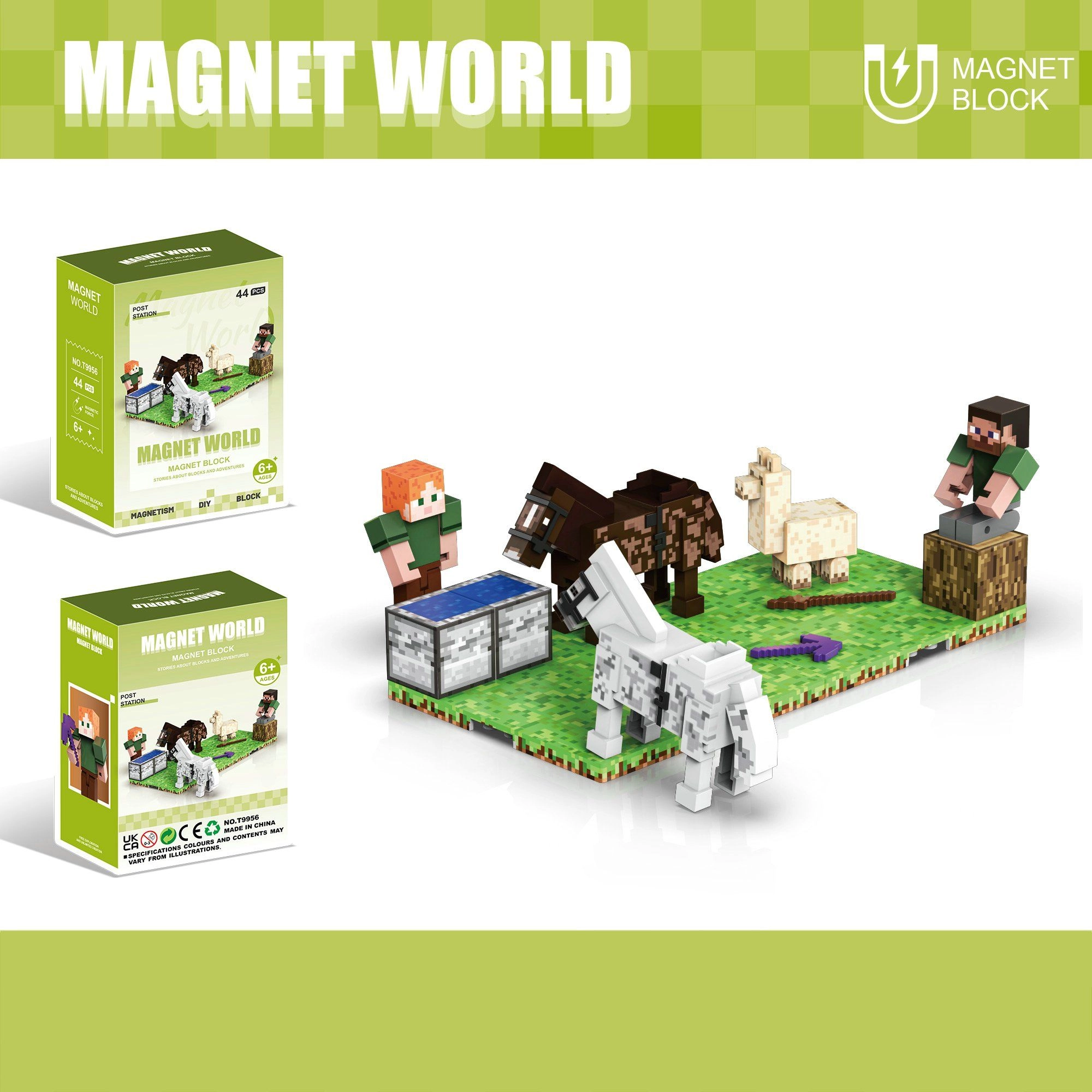 Stavebnica Magnet World Poštové zastávky