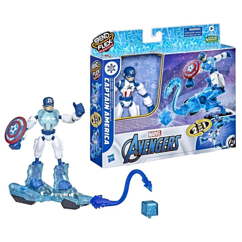 E-shop Hasbro AVENGERS BEND AND FLEX FIGÚRKY MISIE