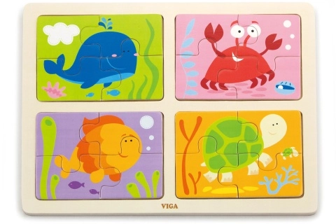 E-shop Viga puzzle 4v1 hmyz
