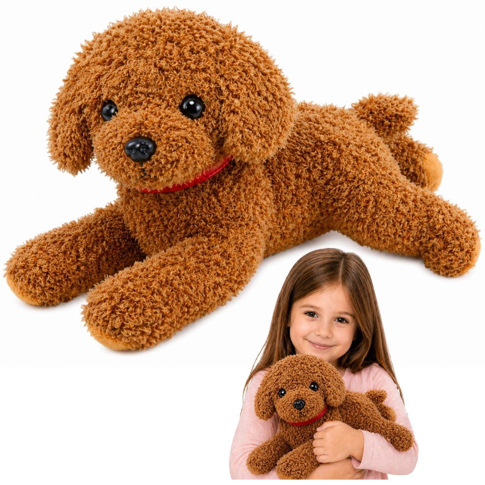 E-shop Plyšový pudel s obojkom 30 cm