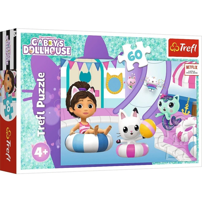 E-shop TREFL Gábinin kouzelný domek Gábinka v bazénu 60 dielov