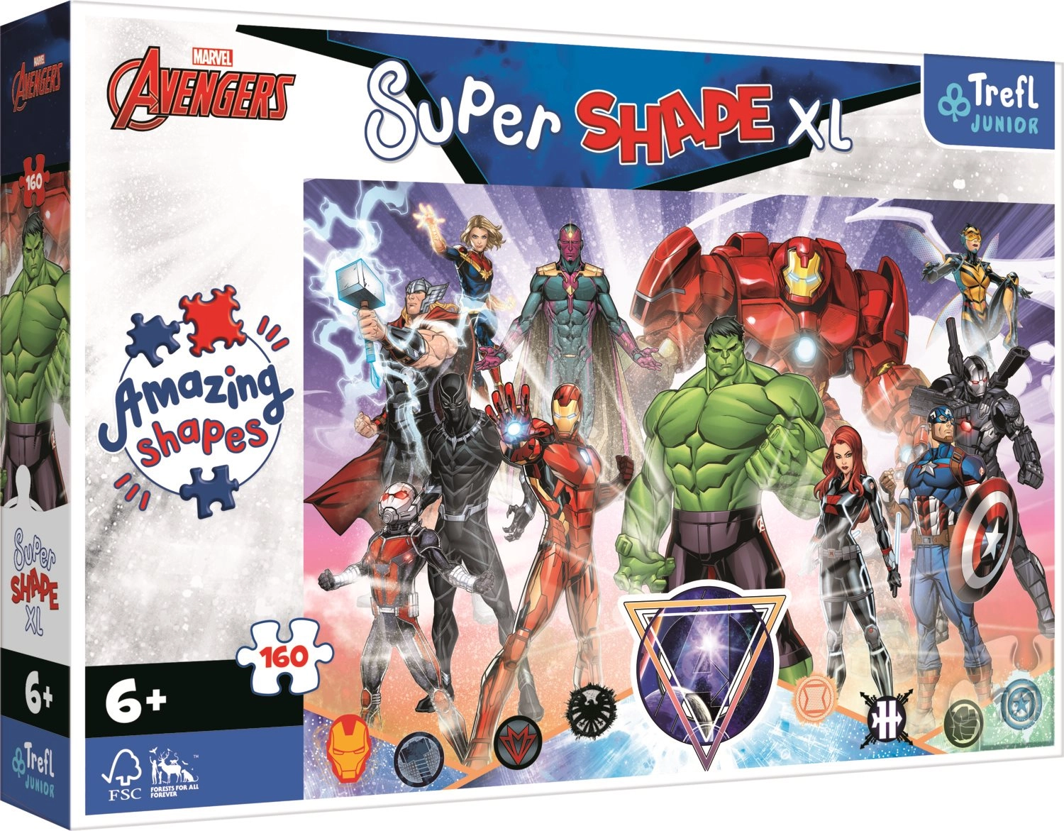 E-shop TREFL Super Shape XL Avengers 160 dielov