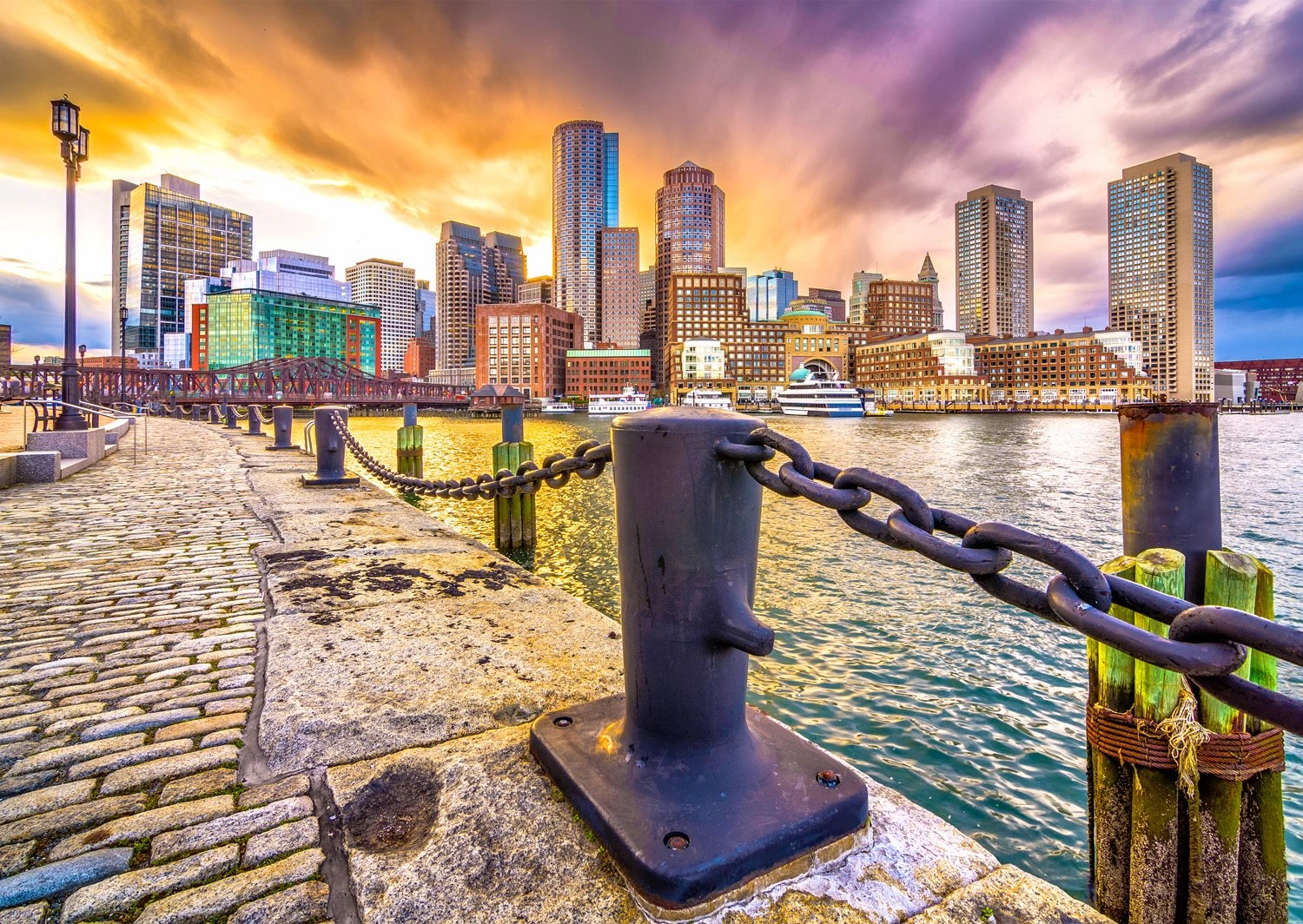 E-shop ENJOY Bostonský přístav za soumraku USA 1000 dielov