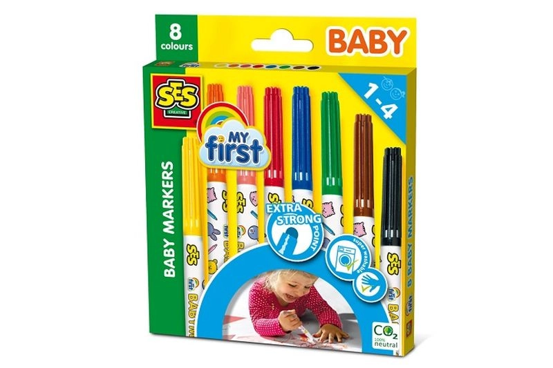 SES Dětské fixy 8 barev