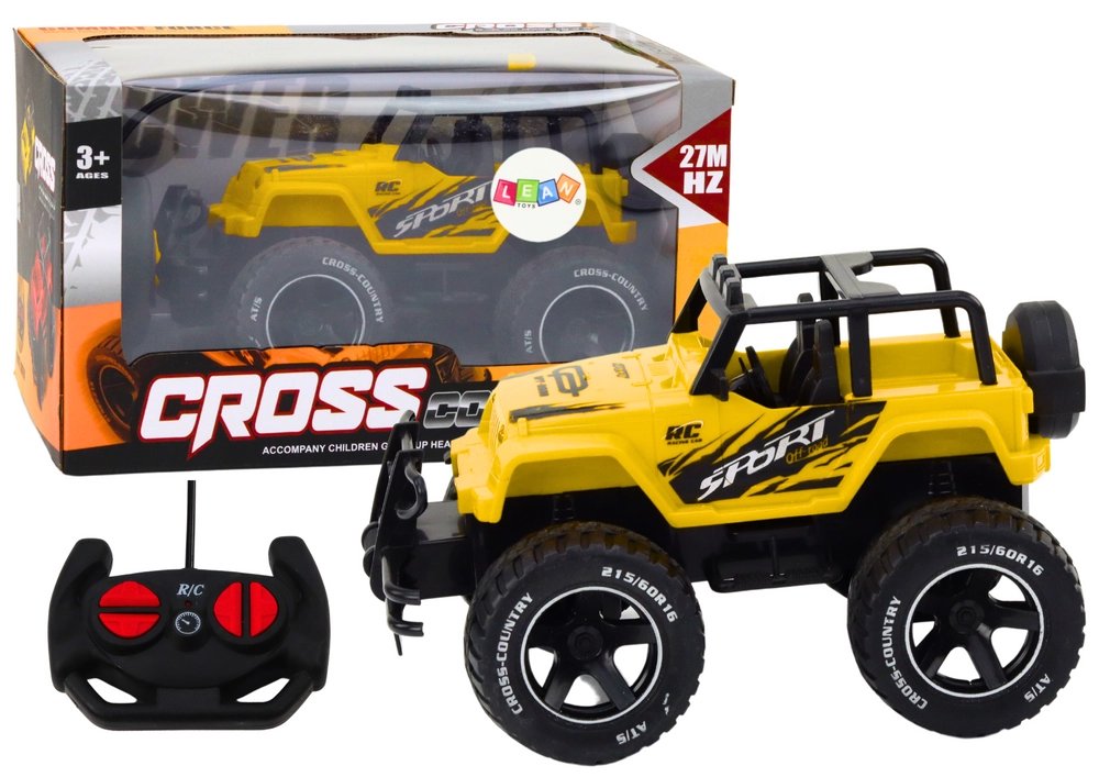 E-shop Závodné RC Terénne Auto 1:18 Žlté