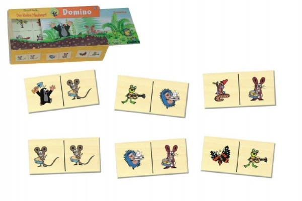 E-shop Detoa Domino Krtko drevo 28 dielikov v drevenej krabičke