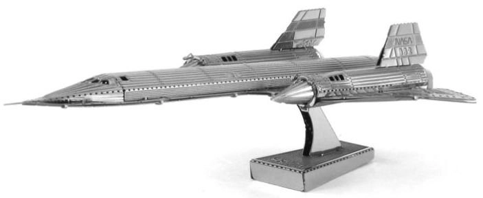 E-shop Metal Earth Luxusná oceľová stavebnica SR-71 Blackbird