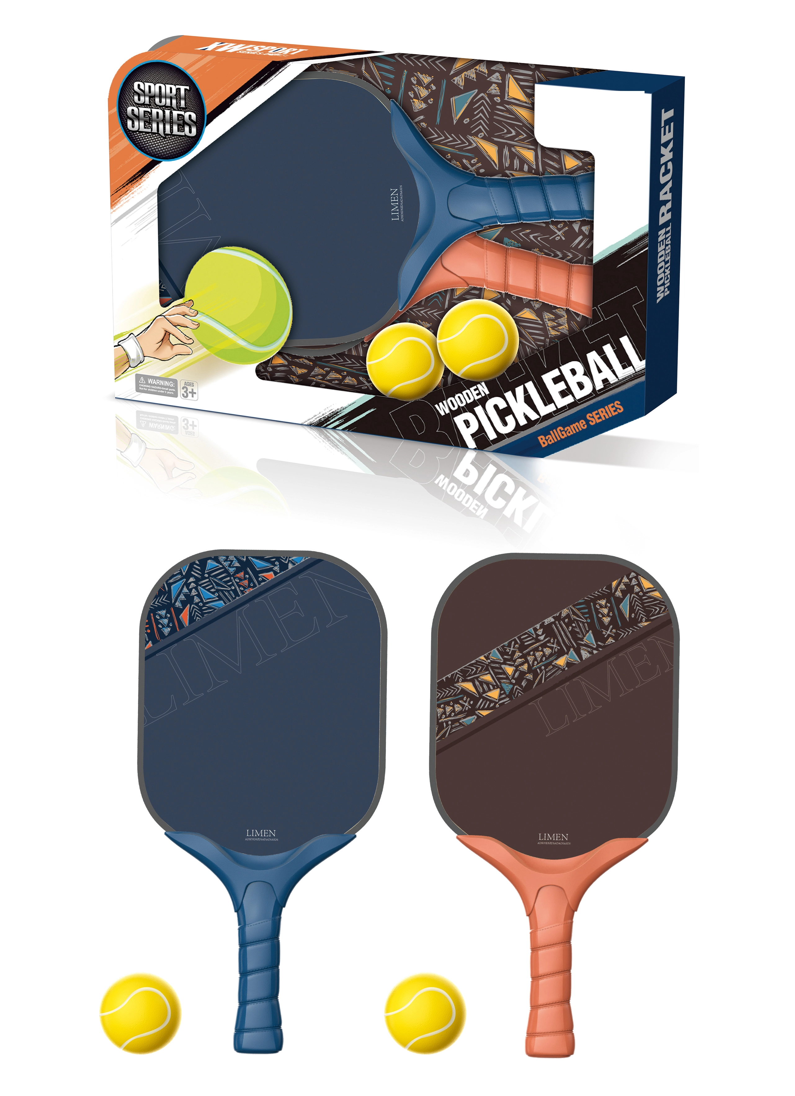 Wiky Soft tenis 2 loptičky