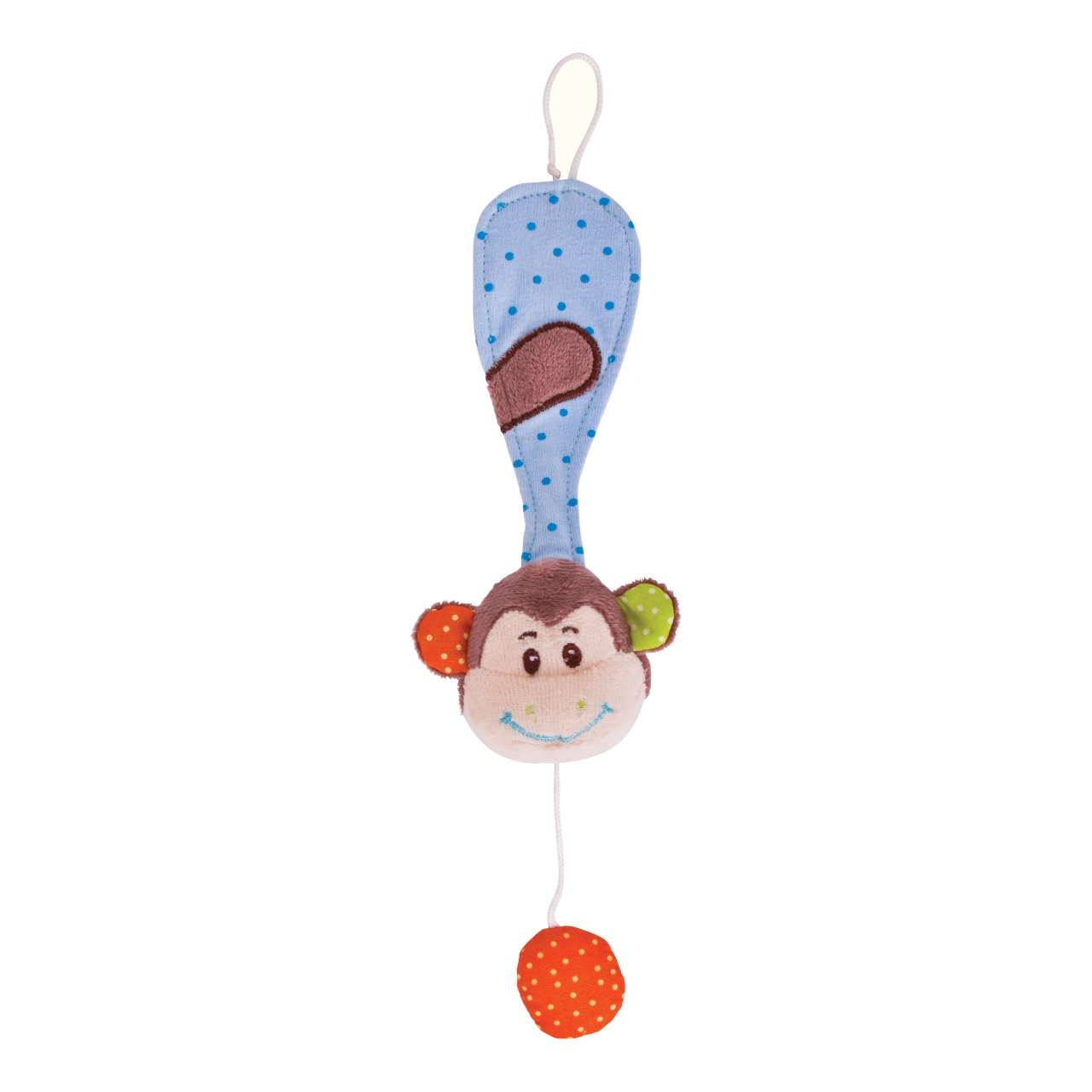 E-shop Bigjigs Baby klip na cumlík Opička Cheeky