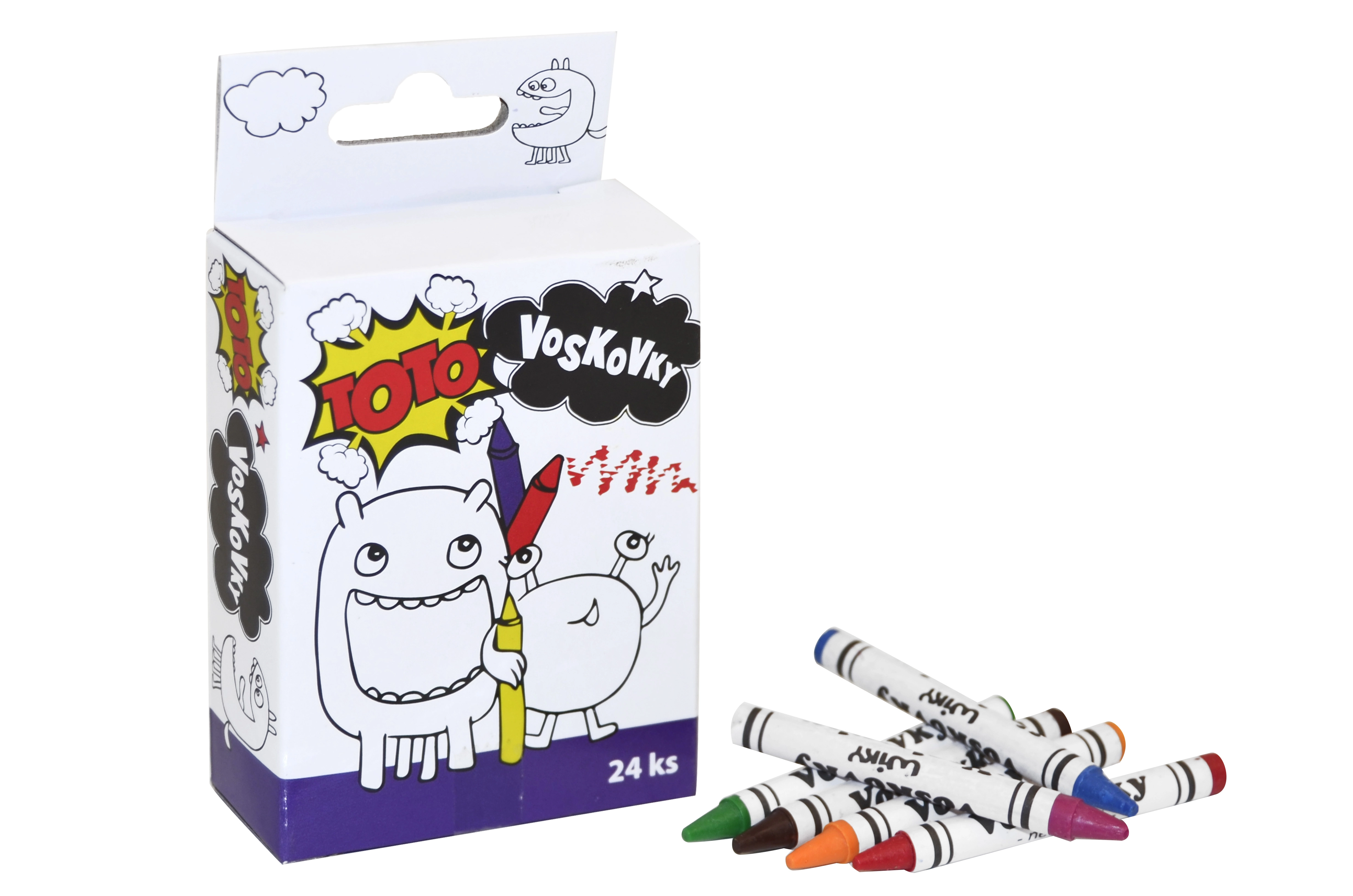 Voskovky TOTO 24 kusov