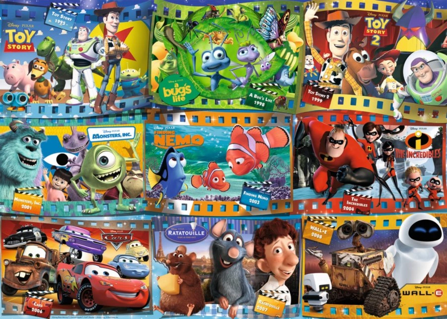 E-shop Ravensburger puzzle Disney Pixar filmy 1000 dielikov