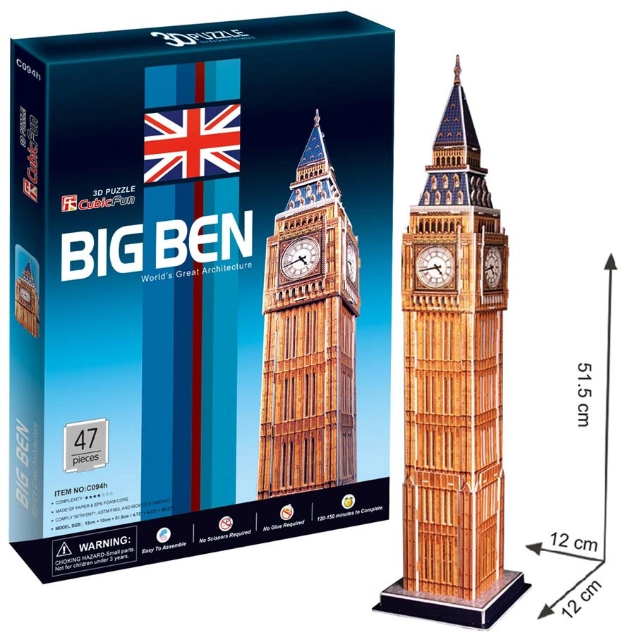 E-shop CubicFun 3D puzzle Big Ben 47 ks