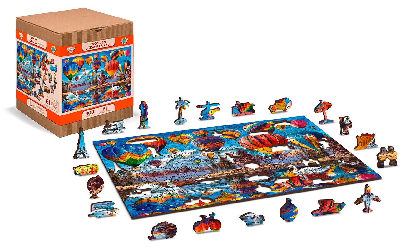 E-shop WOODEN CITY Dřevěné Klidné cestování 2v1 EKO 300 dílků