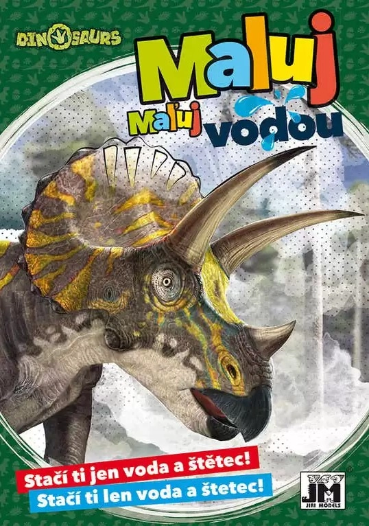 E-shop Jiri Models Omaľovánka A5 Maľuj vodou Dinosaury RP832241
