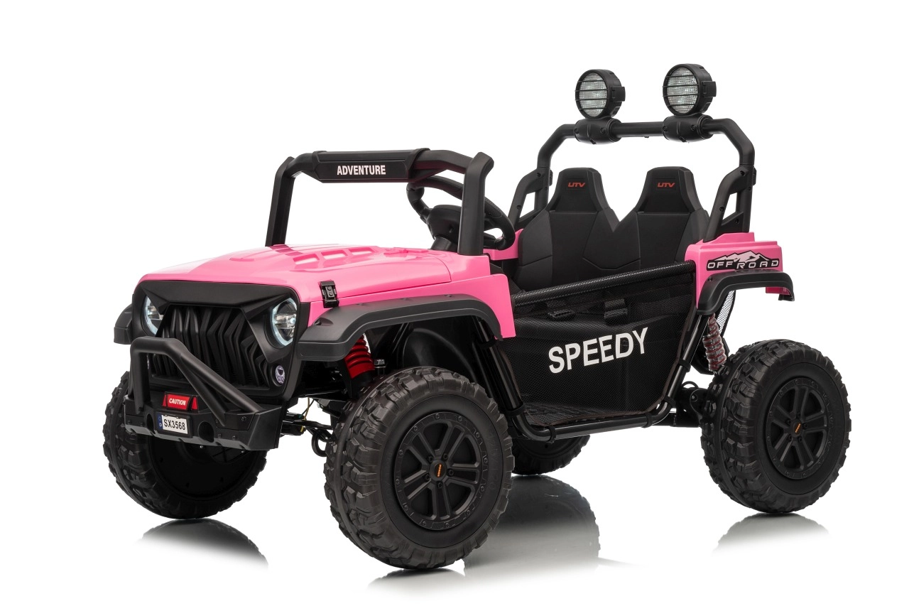 Detské elektrické auto Offroad 4x4 ružové