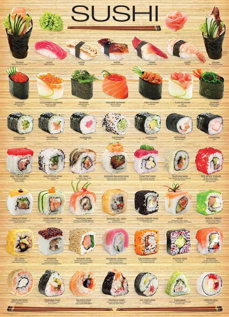 E-shop Eurographics Sushi 1000 dielov