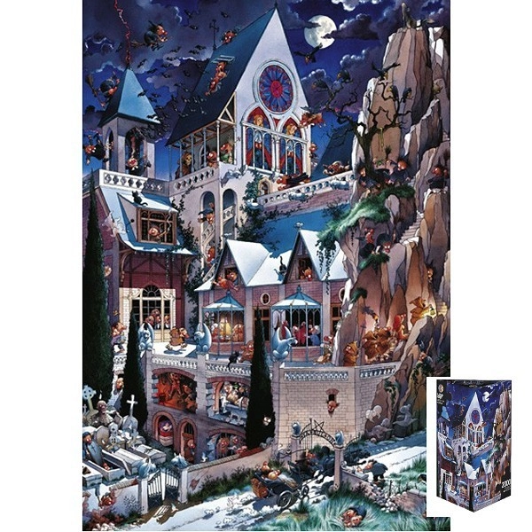 E-shop Heye puzzle strašidelný hrad 2000 dielikov