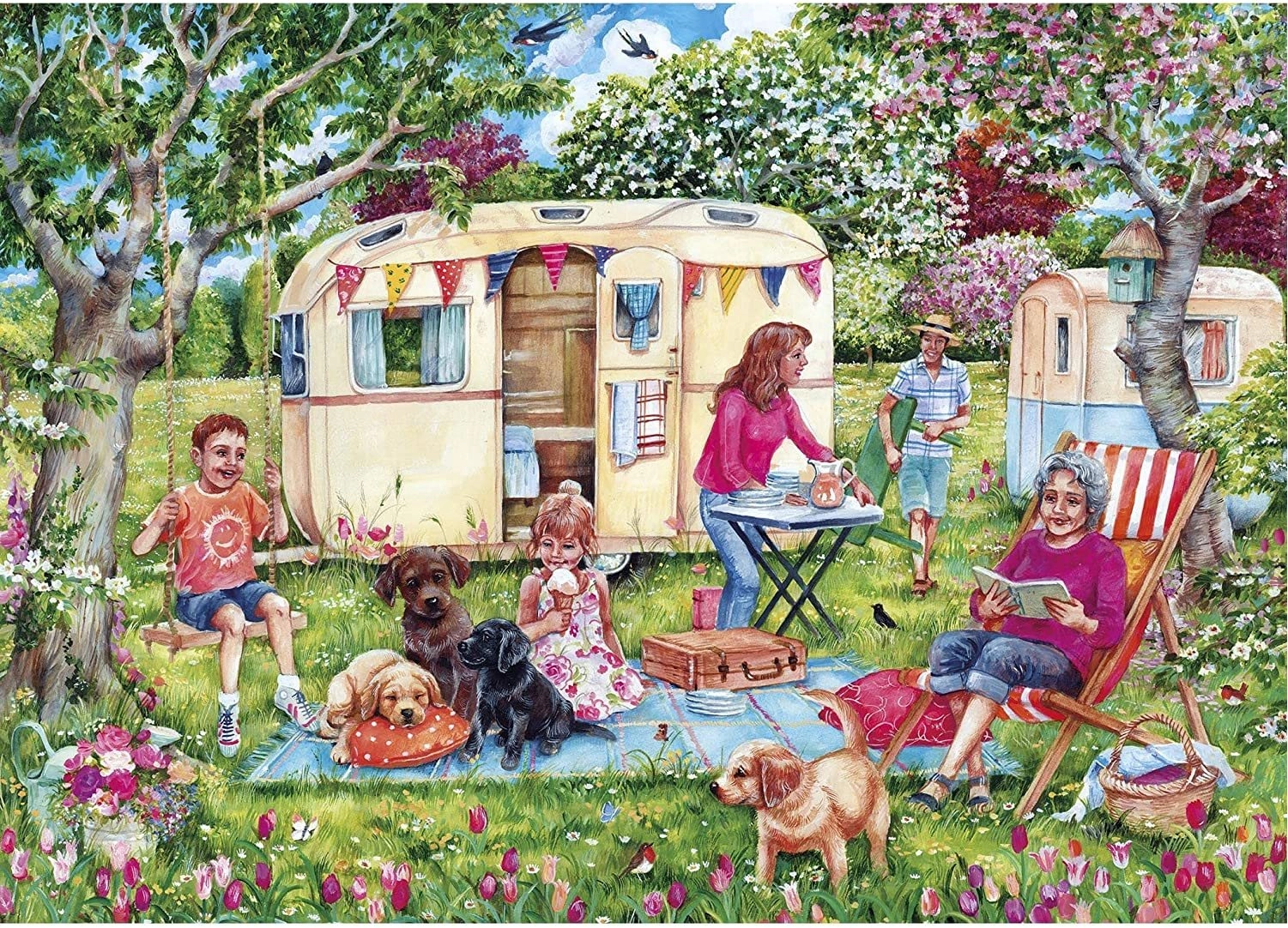 E-shop Gibsons Caravan Escapes 1000 dielov