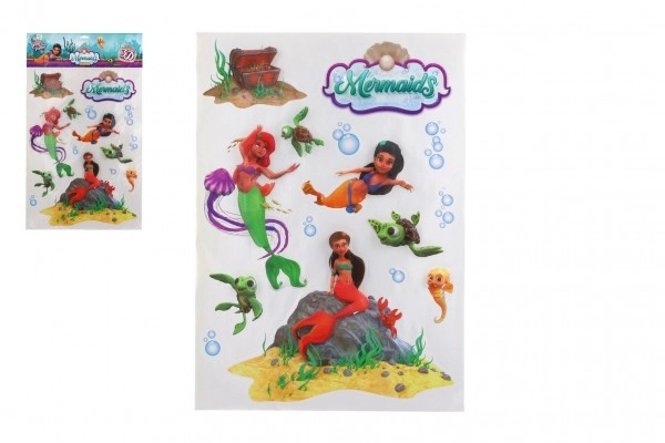 E-shop Teddies Samolepky na zeď dinosaurus XXL 3D v sáčku 38x63cm