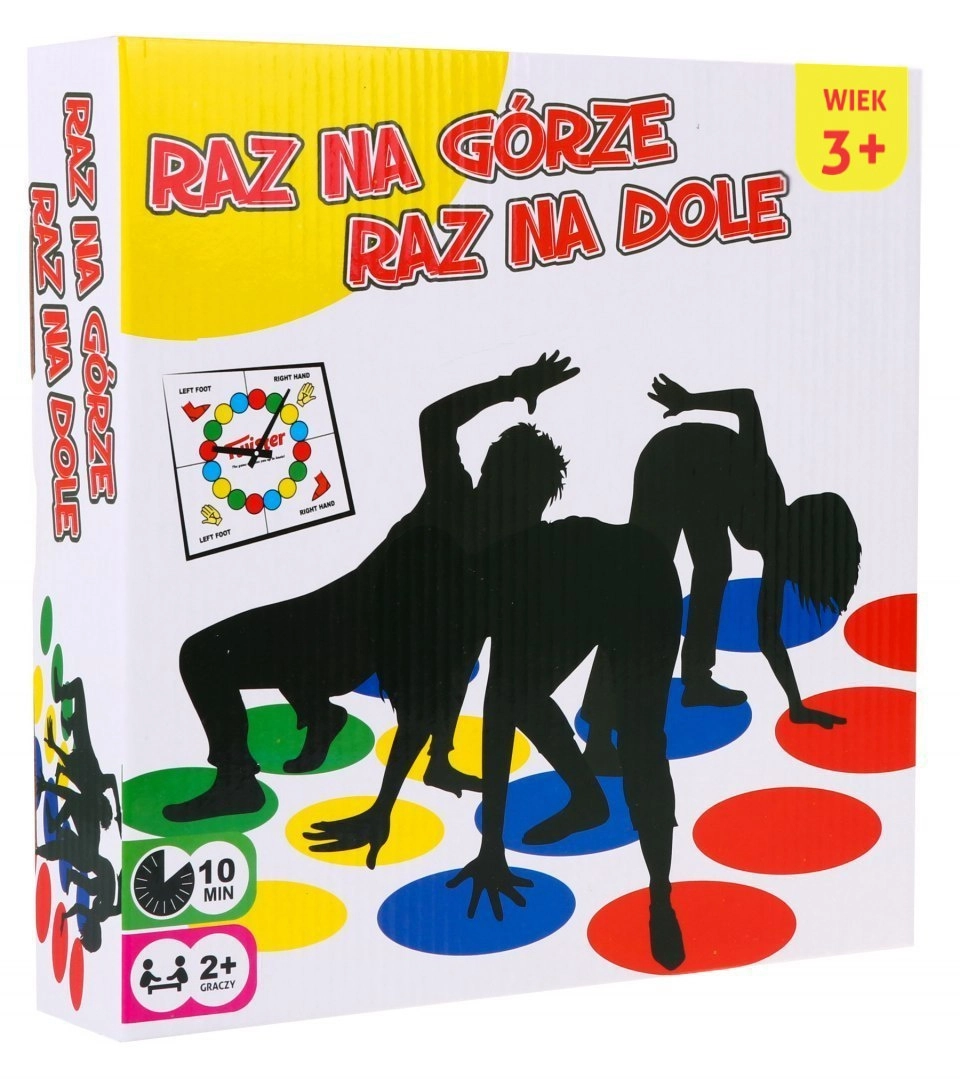 E-shop Veľká herná podložka pre deti 3+ – obratnostná hra Raz na hore raz na dole