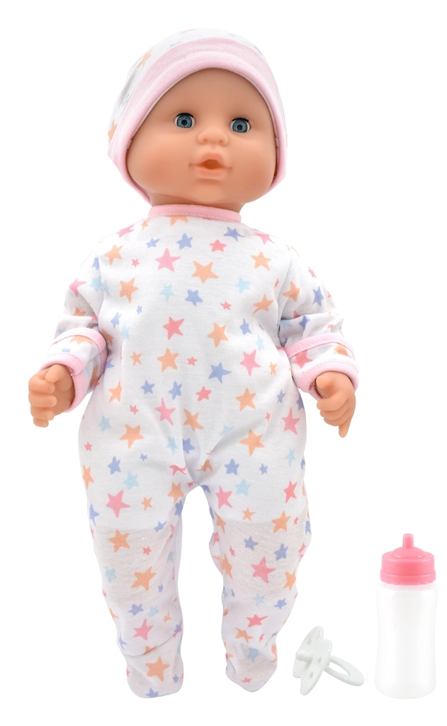 Dolls World bábätko Baby Joy biele 38 cm