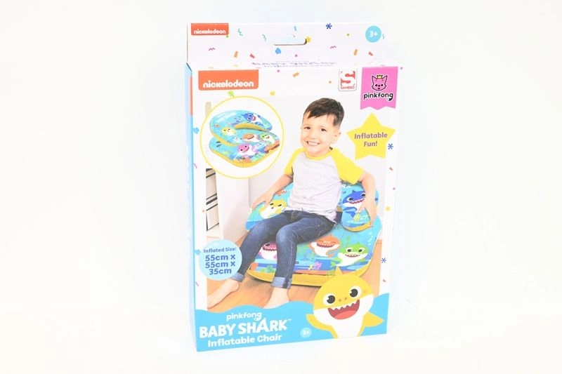 Nafukovacie detské kresielko Baby Shark 55 × 55 × 35 cm