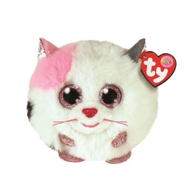 E-shop Plyšová guľa TY Beanie Balls – biela mačka