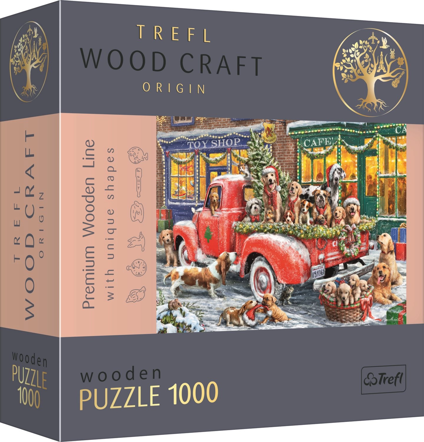 E-shop TREFL Wood Craft Origin Santovi malí pomocníci 1000 dielov