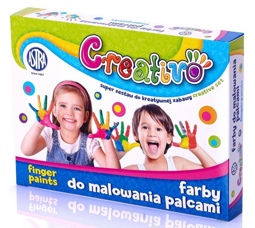 CREATIVO Prstové farby 4 x 50ml 320112002