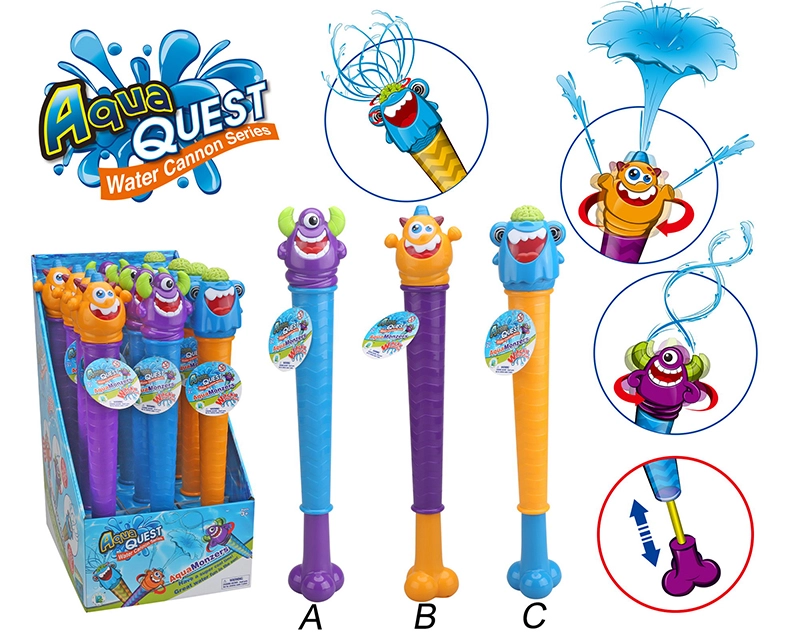 E-shop Mac Toys Vodní dělo příšerka 45cm, rotující hlava