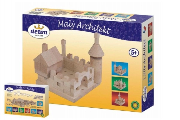 E-shop Detoa malý architekt – drevená stavebnica pre deti