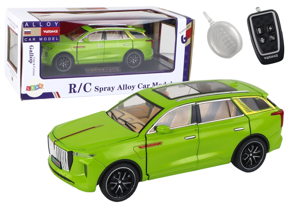 E-shop LeanToys Aluminium RC Car Model C Barva Zelená 1:24