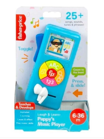 E-shop Fisher-Price Psíkov hudobný prehrávač CZ/SK/ENG/HU/PL HRC30 TV