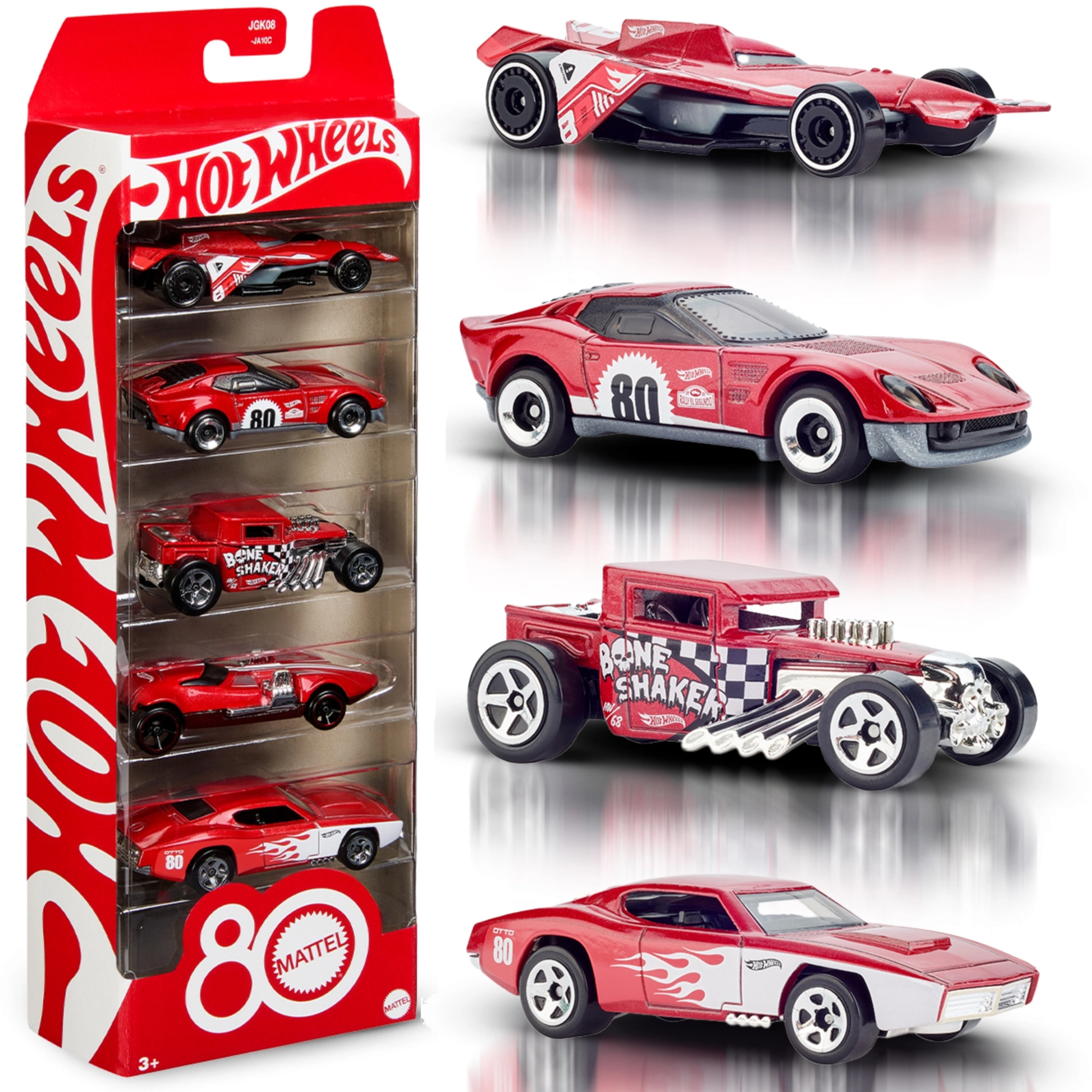 Mattel Hot Wheels Hot Wheels "50th Anniversary" 5ks set áut