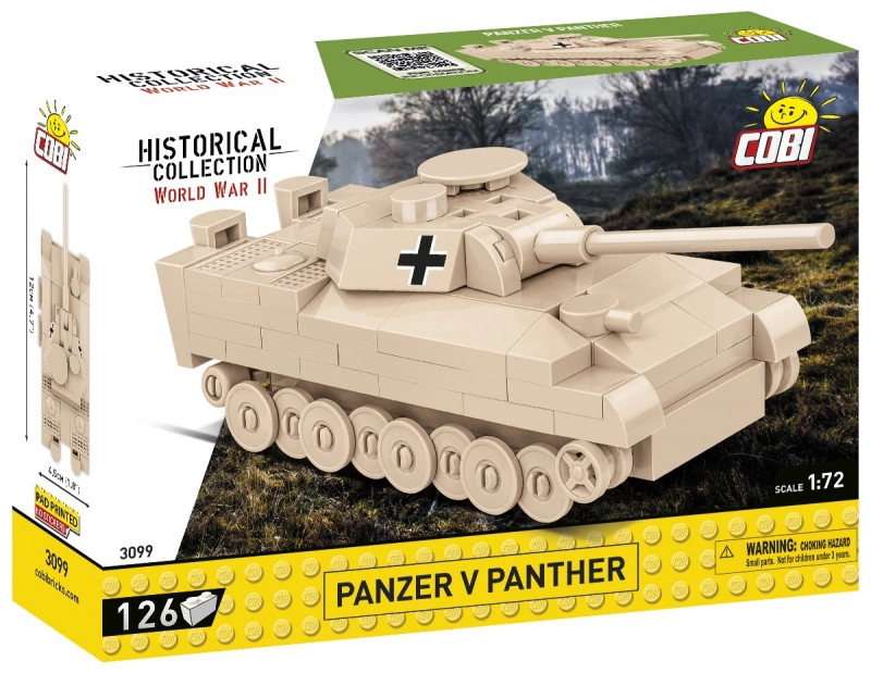 E-shop Cobi 3099 Mini tank Typ Panzer V Panther, 1:72, 140 k