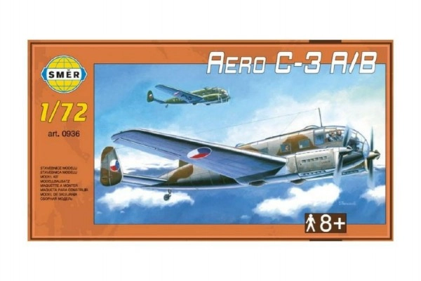 E-shop Směr Model Aero C-3 A/B29 5x16 6cm v krabici 34x19x5 5cm 1:72