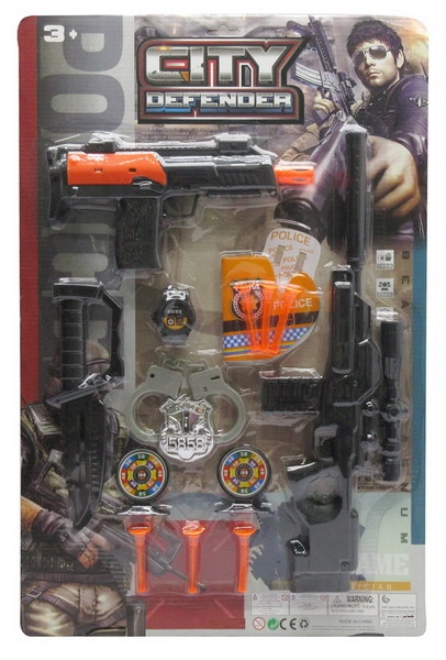 E-shop Policajný set so zbraňou na šípky