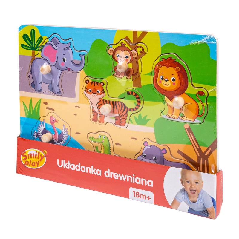 Drevené puzzle ZOO