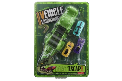 Krokodília vystreľovacia dráha s autíčkami