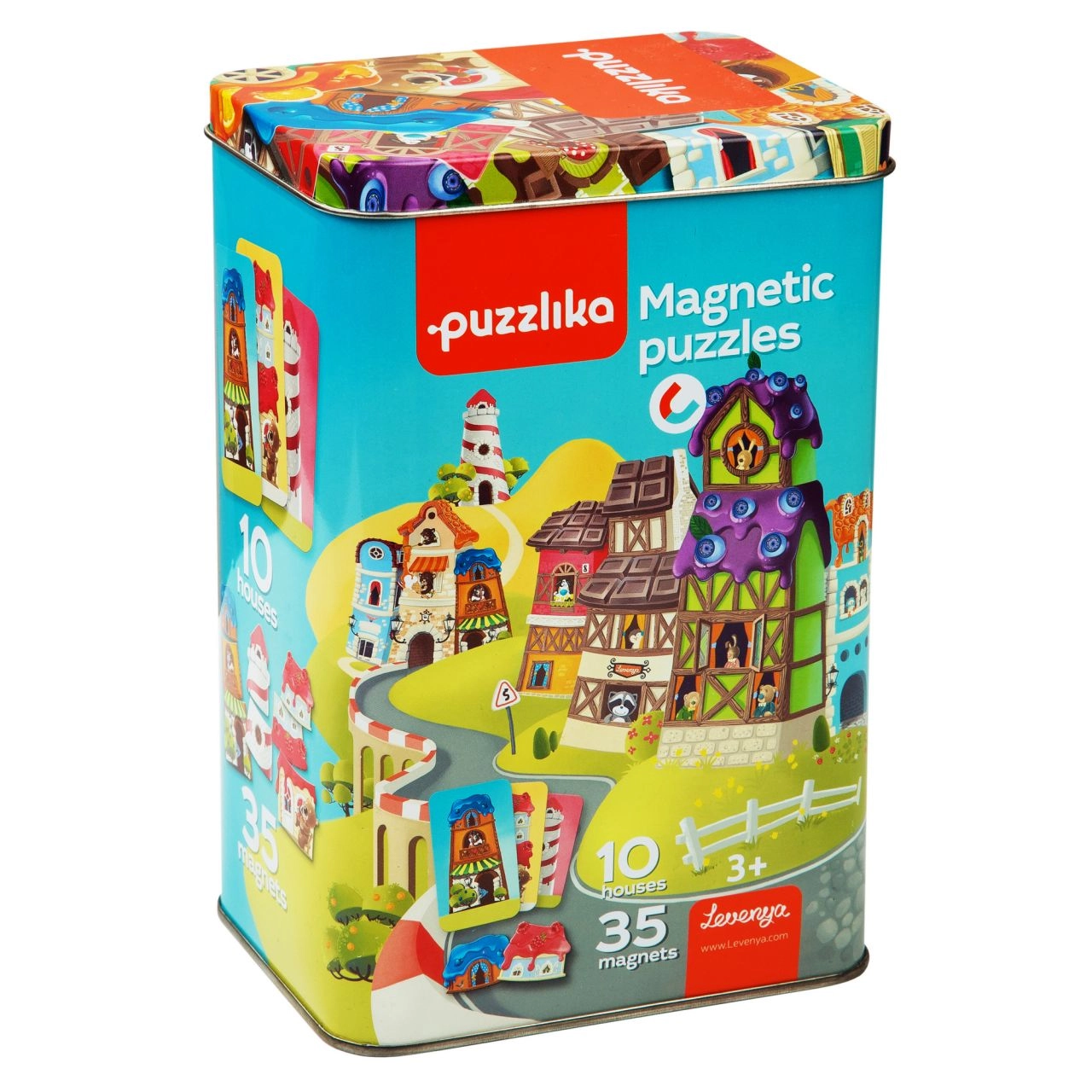E-shop Puzzlika magnetické puzzle domy P13470