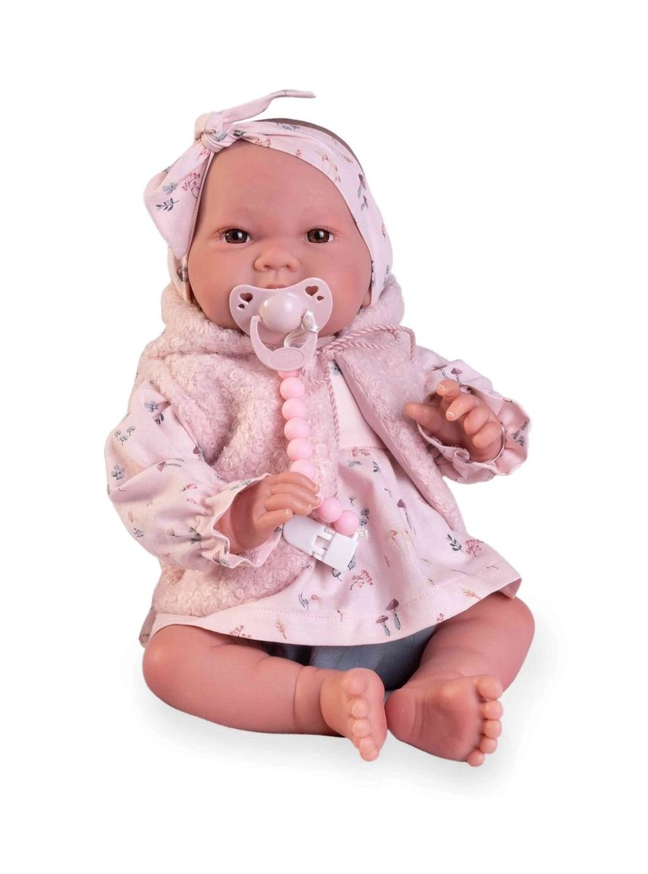 E-shop Antonio Juan 80322 SWEET REBORN NICA realistická miminko s měkkým látkovým tělem 42 cm
