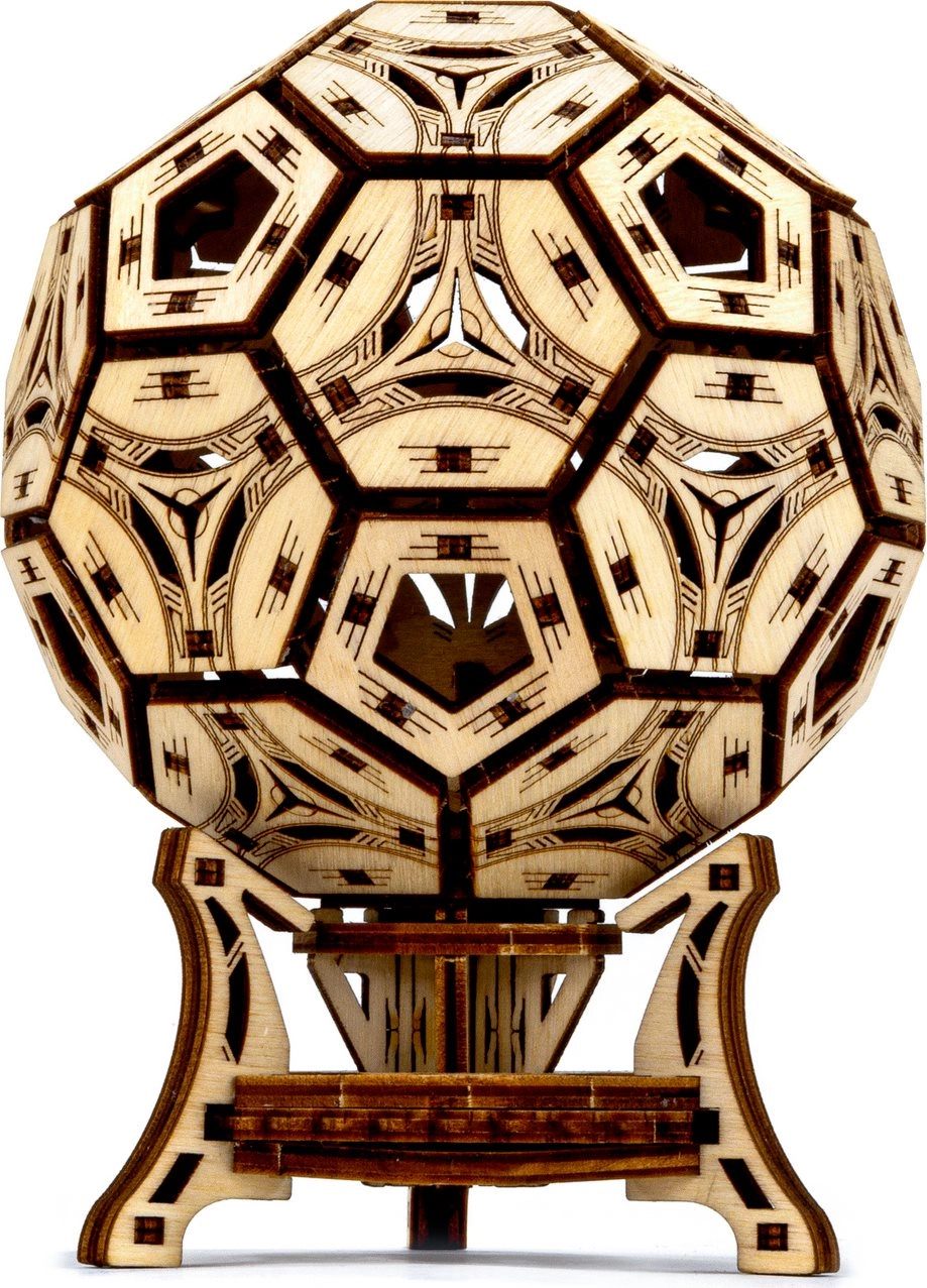 E-shop Wooden City 3D puzzle Multifunkčný organizér - Futbalová lopta 175 ks