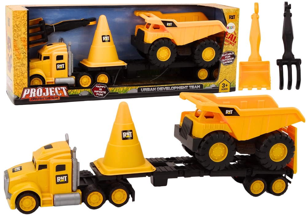 E-shop Lean Toys Súprava stavebných strojov
