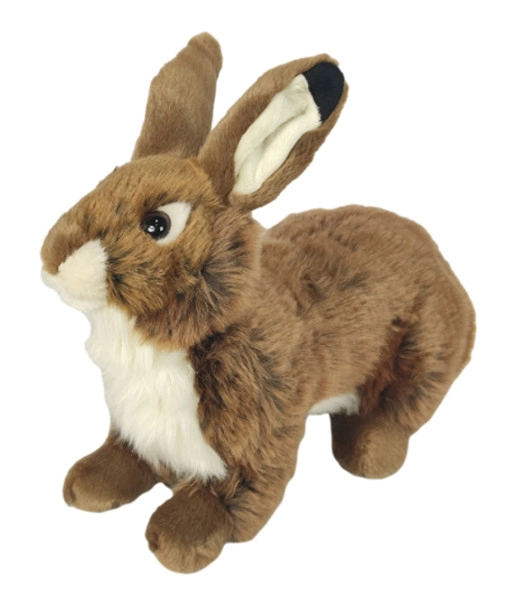 E-shop Hnedý plyšový králik 28 cm
