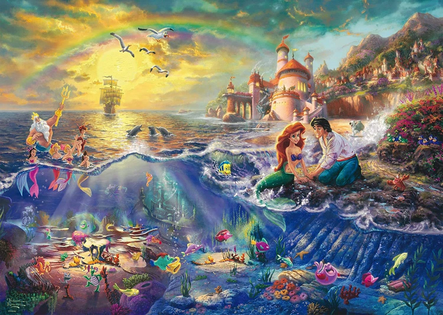 E-shop Schmidt Kinkade Disney Arielle 1000 dielov