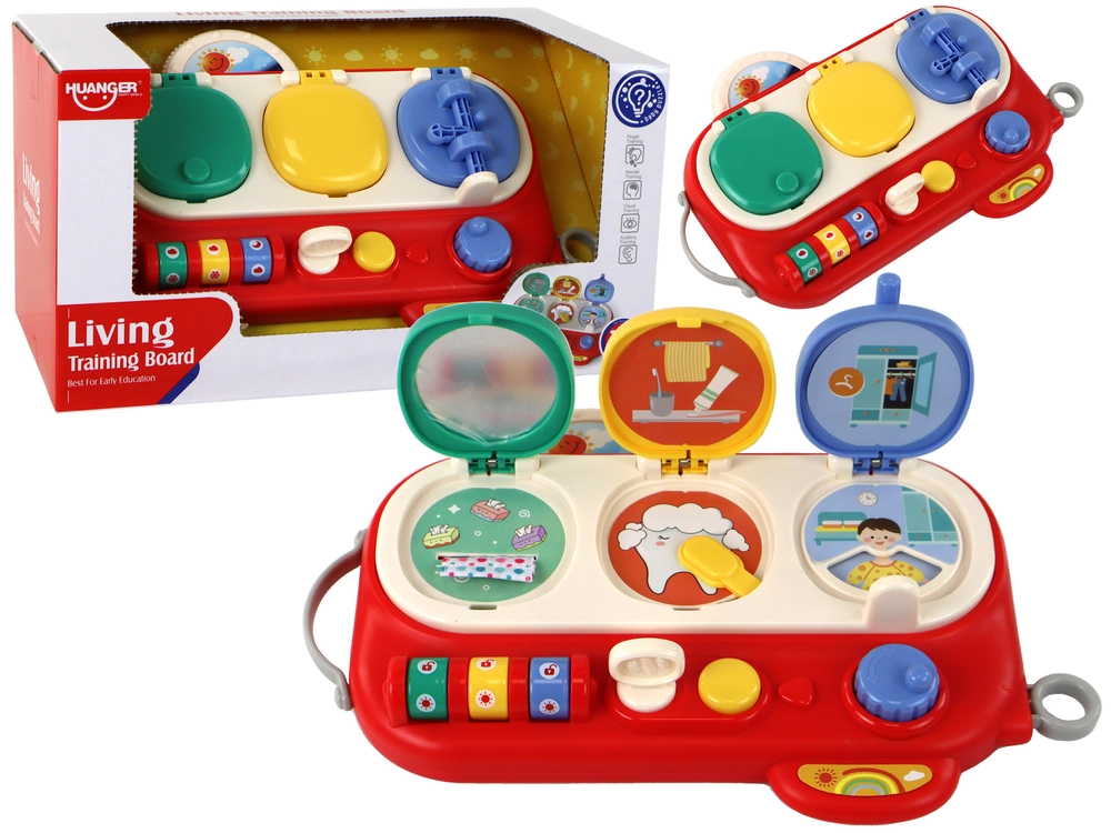 E-shop Vzdelávacia tabuľa pre malých prieskumníkov Creative Sensory Red